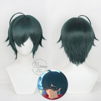 Trò Chơi Zenless Zone Zero Mới Nhất Bật Lửa Cosplay Tóc Giả Con Trai Của Calydon Bật Lửa Tóc Atrovirens Vai Ngắn Chơi Người Lớn Nữ Nam