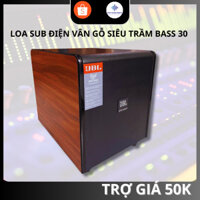 (TRỢ GIÁ 50K) LOA SUB ĐIỆN BASS 30 VÂN GỖ CÔNG SUẤT ĐỈNH, HIỆU ỨNG ÂM THANH SỐNG ĐỘNG