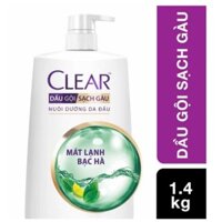 tro gia DẦU GỘI ĐẦU CLEAR BẠC HÀ 1.4kg( 1400ml)