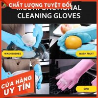 [Trợ Giá]" GĂNG TAY SILICON ĐA NĂNG RỬA BÁT 2 TRONG 1 " -"GĂNG TAY MA THUẬT"