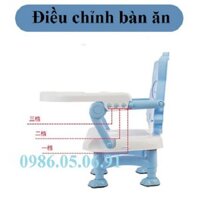 [Trợ giá] Ghế ăn dặm T918 cao cấp có bàn ăn, gấp gọn