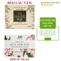 (Trợ Giá, Giao Nhanh Hỏa Tốc) Trà Giảm Cân Hoa Sâm Đất Zn, Date Mới