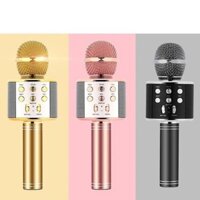 [TRỢ GIÁ] Micro karaoke kèm loa đa năng WS 858 siêu rẻ - Giá Tốt
