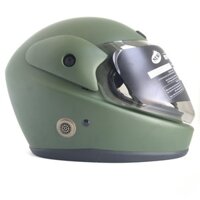 TRỢ GIÁ - Mũ bảo hiểm Fullface Asia MT120 - Xanh bộ đội - Hàng siêu chất - vòng đầu 57-59cm - Bảo hành 12 tháng