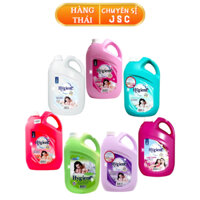 (TRỢ GIÁ ) Nước Xả Vải Hygiene Green Natural Siêu Đậm Đặc Thái Lan Can 3500ml  , A