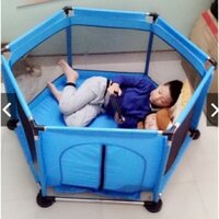 [Trợ giá] Quây bóng quây cũi khung Inox cho bé (có cửa chui tặng kèm bóng)