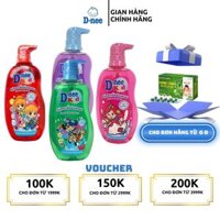 (Trợ Giá) Sữa tắm gội Kid Dnee 600ml Thái Lan (đủ màu)