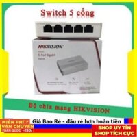 Trợ giá'' Switch 5 cổng Hikvision DS-3E0105D-E_ Bộ chia cổng mạng chính hãng