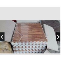 [Trợ giá] Thảm xốp lót nền trải sàn vân gỗ cỡ Đại 60x60cm (bộ 6 miếng dày 1cm)