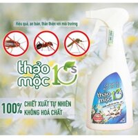 (TRỢ GIÁ) THUỐC XỊT MUỖI, GIÁN, KIẾN SINH HỌC THẢO MỘC 10S. Giá bán lẻ 165.000.