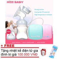 [trợ giá]Máy hút sữa điện đơn Miss Baby cao cấp (Hồng)