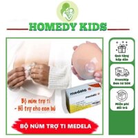 Trợ ti mẹ thương hiệu medela, hàng chính hãng, hộp 2 núm, chất liệu silicone y tế kháng khuẩn