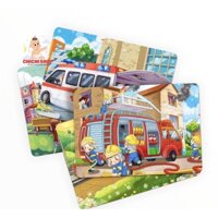 Trọn Bộ 10 Tranh Ghép Hình Gỗ 60 Miếng - Đồ Chơi Kích Thích Sự Phát Triển Trí Não Cho Bé