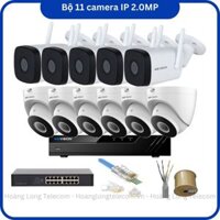 Trọn bộ 11 camera IP wifi Kbvision 2MP giá rẻ chính hãng