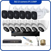 Trọn bộ 13 camera IP wifi Kbvision 2MP giá rẻ chính hãng