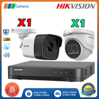 Trọn Bộ 2 Camera Âm Thanh Có Dây Hikvision AH2CM-2MP Full HD