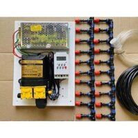 Trọn bộ 20 béc 1 hướng phun sương tưới vườn lan hoặc rau tự động- thiết bị phun sương , phụ kiện , đồ dùng làm vườn