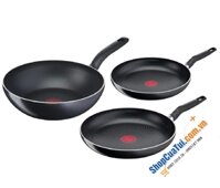 TRỌN BỘ 3 CHẢO TEFAL START EASY - SỬ DỤNG ĐƯỢC BẾP TỪ.