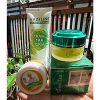 Trọn bộ 3 kem dermadoctor + trà xanh + hazeline