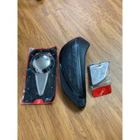 Trọn bộ 3 món Ốp bầu gió (pô e )+Ốp lốc máy +Ốp gác chân sau xe SH nhập khẩu Ý