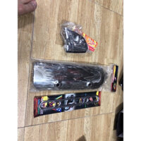 Trọn bộ 3 món Ốp gác chân sau +Thanh nẹp pô +Ốp pô xe SH nhập khẩu Ý (inox cao cấp sáng bóng )