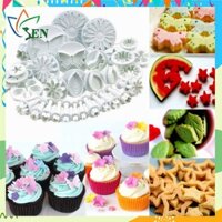 Trọn bộ 33 khuôn cắt tạo hình bánh quy, rau câu, fondant trang trí bánh kem nghệ thuật