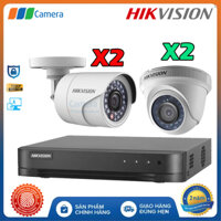 Trọn Bộ 4 Camera Có Dây Hikvision AH4KM-2MP Full HD