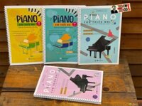 Trọn bộ 4 phần PIANO CHO THIẾU NHI  Tuyển tập 220 tiểu phẩm nổi tiếng  Lê Dũng biên soạn  Huy Hoàng Bookstore  NXB Dân Trí Bìa mềm