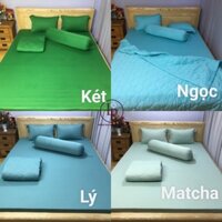 Trọn bộ  5 Món Chăn Ga Thun Lạnh Hàn Quốc Mát,Mền,Mịn (CHỌN MÀU+CÓ SẴN)