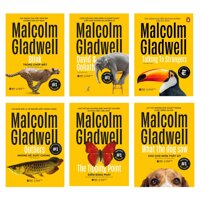 Trọn Bộ 6 Cuốn Sách Malcolm Gladwell Những Kẻ Xuất Chúng  Điểm Bùng Phát  Trong Chớp Mắt   Chú Chó Nhìn Thấy Gì   David Và Goliath   Đọc Vị Người Lạ