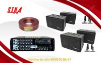 Trọn bộ Âm thanh quán Cà phê (2 cặp Loa BOSE 151)