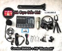 TRỌN BỘ BM900 + SOUNDCARD H9 + FULL PHỤ KIỆN