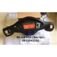 Trọn Bộ Bợ Cổ  Wave RS Chế Đồng Hồ MSX - Báo Vol