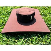 Trọn bộ bồ đoàn, tọa cụ ngồi thiền, ruột vỏ đậu xanh Zambala, chuẩn size thiền viện, hợp đạo tràng