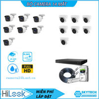 Trọn Bộ Camera Đầu Ghi Analog 14 Mắt Hilook 2.0