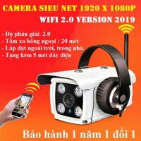 Trọn Bộ Camera Giá Rẻ Camera Giám Sát Camera Wifi Không Dây Cao Cấp - Full HD 1920x1080p mẫu mới 2019 [bonus]