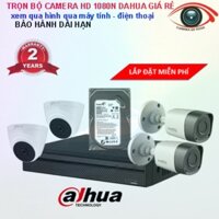 TRỌN BỘ CAMERA GIÁM SÁT DAHUA HD 1080N GIÁ RẺ