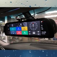Trọn bộ camera hành trình ô tô dạng gương A86 tích hợp khe sim 4G - WiFi - GPS hệ điều hành Android 5.1 ROM 16GB và RAM 2GB màn hình 10 inch
