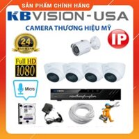 Trọn bộ camera hivision ip 2mp cao cấp