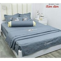 Trọn bộ chăn ga gối phòng cưới 7 món cao cấp