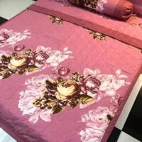 Trọn bộ chăn hè ga vỏ gối combo 5 món chất liệu poly cotton