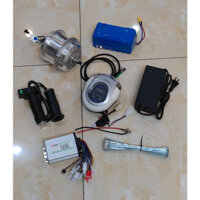 Trọn bộ chế xe đạp điện bánh trước hàng nhật mới nắp cho xe mini và xe đạp thường