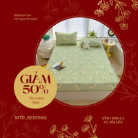 Trọn bộ chiếu điều hoà cao su non hoa nhí xanh