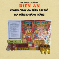 Trọn Bộ Cúng Thần Tài Thổ Địa Mùng 10 Hàng Tháng Vàng Mã Kiến An Kèm Văn Khấn và Hướng Dẫn Cúng