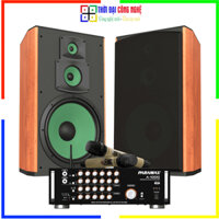 Trọn Bộ Karaoke & Nghe Nhạc PARAMAX CBZ-2000: Amply tích hợp micro A-1000 VÀ Loa đứng bass 30cm: Z-2000