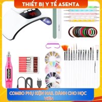 Trọn bộ làm móng dành học viên, Combo phụ kiện nail làm tại nhà (có kèm MÁY)
