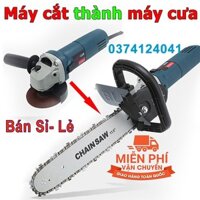 Trọn Bộ Lưỡi cưa xích gắn máy mài - bộ lưỡi gắn bình tra dầu tự động - Hàng  mới 2019