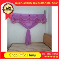 Trọn Bộ Màn + Khung Xếp Gọn Chính Hãng Phối Ren