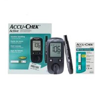 TRỌN BỘ Máy đo đường huyết Accu-Chek Active, Bao gồm kim và bút chích máu, TẶNG 10 que thử, Bảo hành TRỌN ĐỜI 1 ĐỔI 1