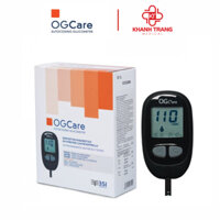 [Trọn Bộ] Máy Đo Đường Huyết OGCare mg/dl + Que + Kim + Gạc Tẩm Cồn (Bảo Hành Máy Trọn Đời)